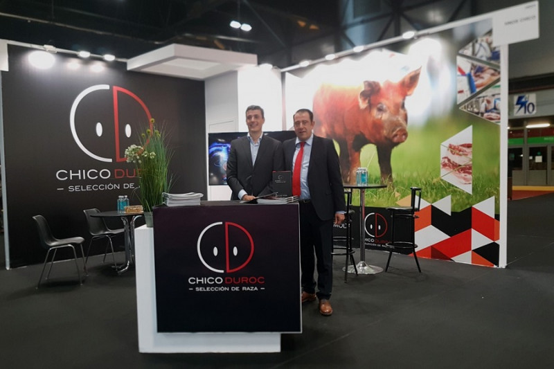 Chico Duroc en la Feria Meat Attraction